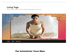 Tablet Screenshot of living-yoga.de