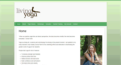 Desktop Screenshot of living-yoga.ie